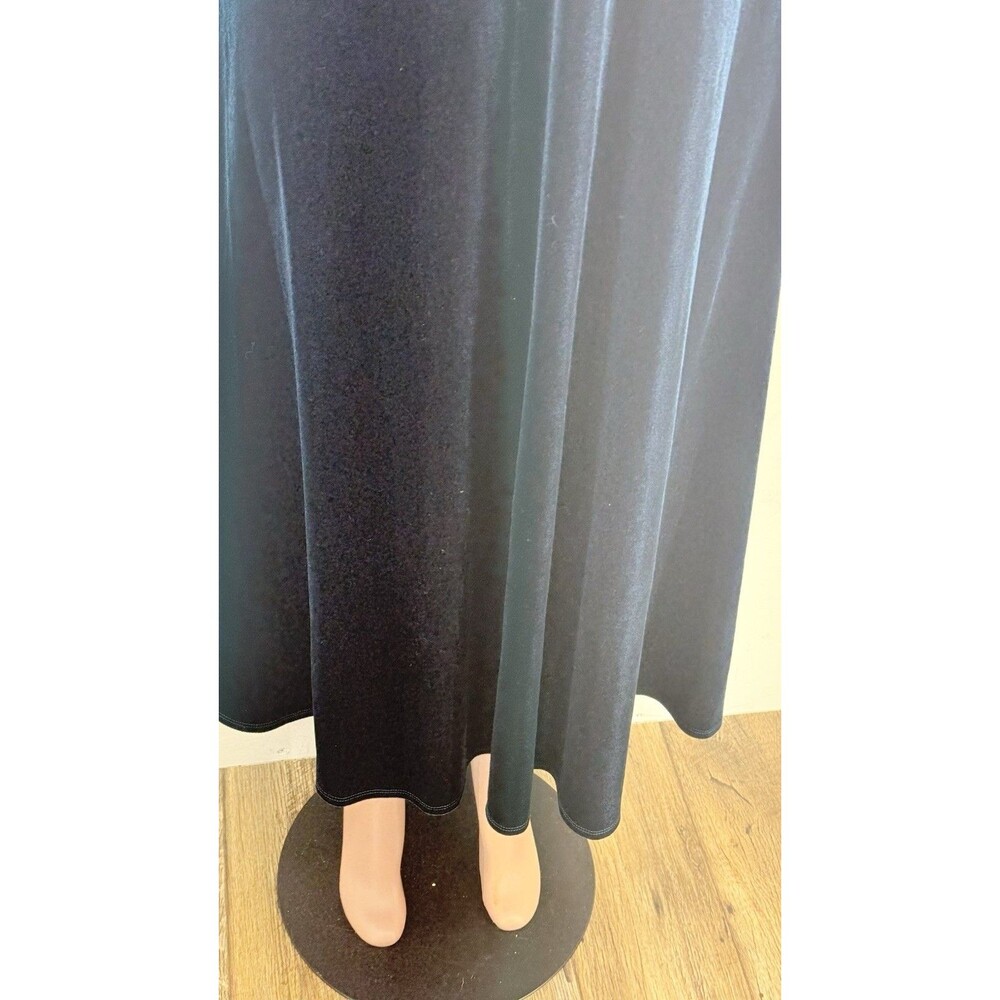 Taylor Womens Dress Blue Velvet  Evening Flare Size 14 - Picture 7 of 15
